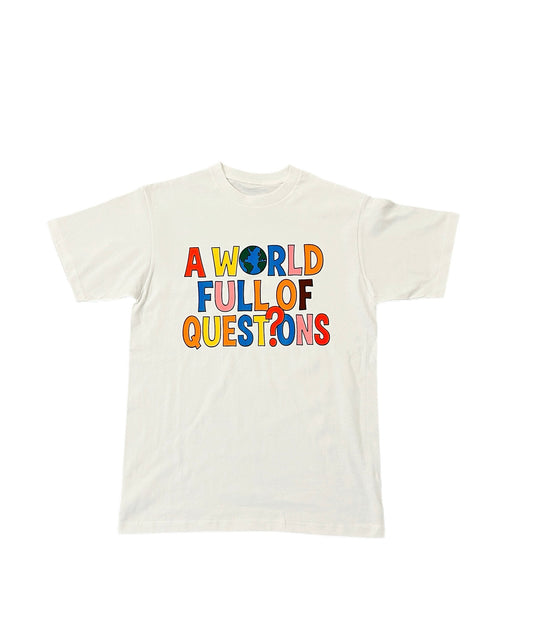 World full of questions tee